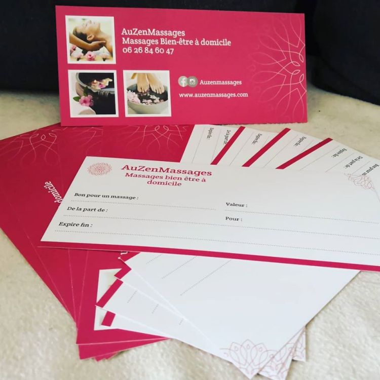 bon cadeau auzen massage 